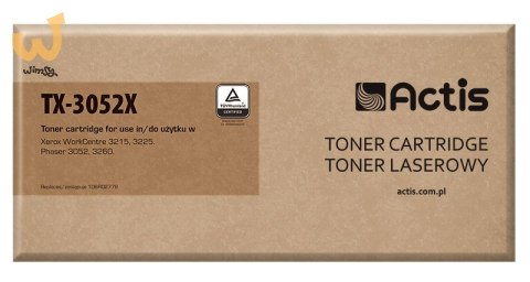 Actis TX-3052X Toner (zamiennik Xerox 106R02778; Standard; 3000 stron; czarny) Actis TX-3052X Toner (zamiennik Xerox 106R02778; Standard; 3000 stron; czarny)