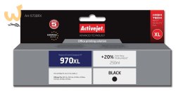 Activejet AH-970BRX Tusz (zamiennik HP 970XL CN625AE; Premium; 250 ml; czarny)