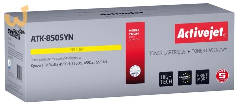 Activejet ATK-8505YN Toner (zamiennik Kyocera TK-8505Y; Supreme; 20000 stron; żółty) Activejet ATK-8505YN Toner (zamiennik Kyocera TK-8505Y; Supreme; 20000 stron; żółty)