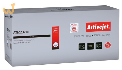 Activejet ATL-1145N Toner (zamiennik Lexmark 24B6035; Supreme; 16000 stron; czarny) Activejet ATL-1145N Toner (zamiennik Lexmark 24B6035; Supreme; 16000 stron; czarny)