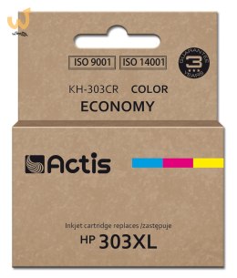 Actis KH-303CR Tusz (zamiennik HP 303XL T6N03AE; Premium; 18ml; 415 stron; kolorowy)