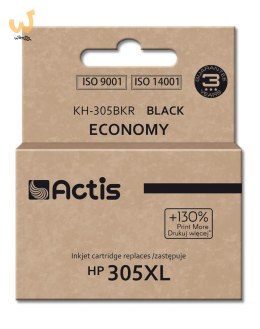 Actis KH-305BKR Tusz do drukarki HP; Zamiennik HP 305XL 3YM62AE; Standard; 20 ml; czarny