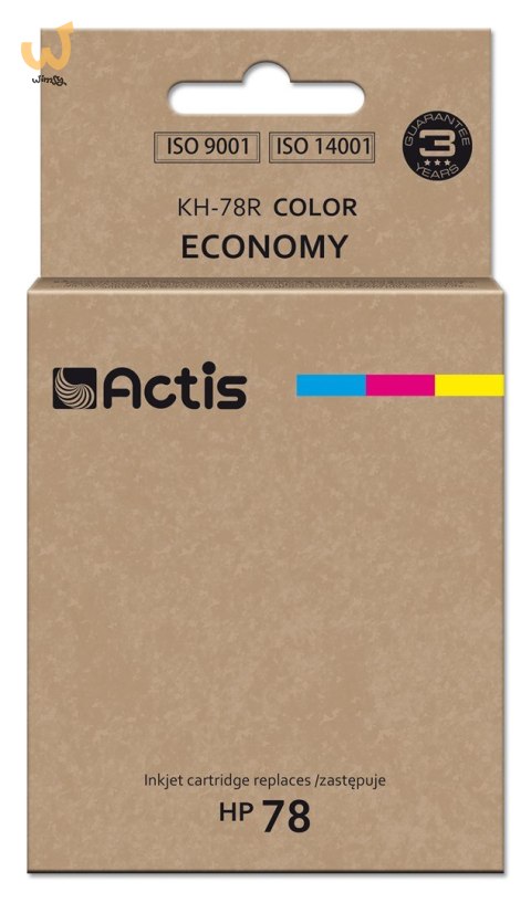 Actis KH-78R Tusz (zamiennik HP 78 C6578D; Standard; 36 ml; kolor) Actis KH-78R Tusz (zamiennik HP 78 C6578D; Standard; 36 ml; kolor)