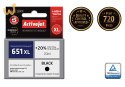Activejet AH-651BRX Tusz (zamiennik HP 651 C2P10AE; Premium; 20 ml; czarny)