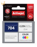 Activejet AH-704CR Tusz (zamiennik HP 704 CN693AE; Premium; 21 ml; kolor)