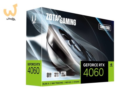 Karta graficzna ZOTAC GAMING GeForce RTX 4060 Twin Edge 8GB GDDR6 Karta graficzna ZOTAC GAMING GeForce RTX 4060 Twin Edge 8GB GDDR6