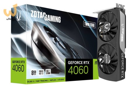 Karta graficzna ZOTAC GAMING GeForce RTX 4060 Twin Edge 8GB GDDR6 Karta graficzna ZOTAC GAMING GeForce RTX 4060 Twin Edge 8GB GDDR6