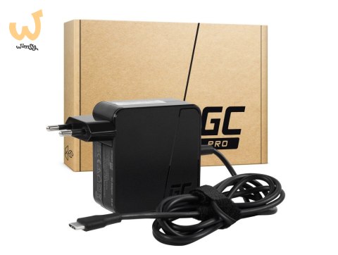 GREEN CELL ZASILACZ / ŁADOWARKA USB-C 65W 5V-9V-12V-15V/3A, 20V/3.25A POWER DELIVERY (AD134PV2) GREEN CELL ZASILACZ / ŁADOWARKA USB-C 65W 5V-9V-12V-15V/3A, 20V/3.25A POWER DELIVERY (AD134PV2)