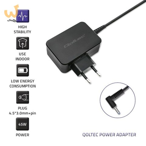 QOLTEC ZASILACZ DO LENOVO 65W | 20V | 3.25A | 4.0*1.7 QOLTEC ZASILACZ DO LENOVO 65W | 20V | 3.25A | 4.0*1.7