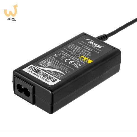 Zasilacz uniwersalny Akyga AK-NU-12 do notebooka (20 V; 3,5 A; 65W; 4.8 mm, 5.5 mm, 7.4 mm x 1.7 mm, 2.5 mm, 3 mm, 5 mm) Zasilacz uniwersalny Akyga AK-NU-12 do notebooka (20 V; 3,5 A; 65W; 4.8 mm, 5.5 mm, 7.4 mm x 1.7 mm, 2.5 mm, 3 mm, 5 mm)