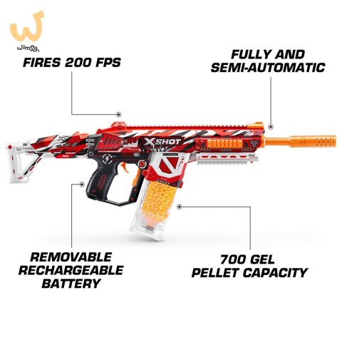 Wyrzutnia Zuru X-Shot Hyper Gel HPG-70 + 20tys kulek żelowych + okulary Wyrzutnia Zuru X-Shot Hyper Gel HPG-70 + 20tys kulek żelowych + okulary