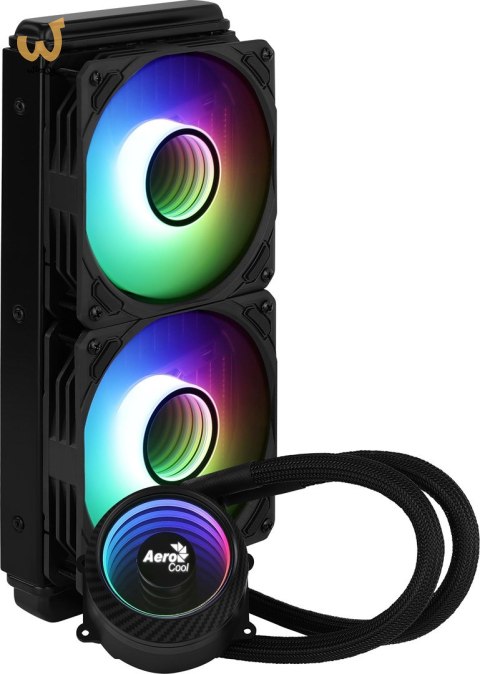 Chłodzenie wodne AEROCOOL PGS MIRAGE L240 ARGB BK Chłodzenie wodne AEROCOOL PGS MIRAGE L240 ARGB BK