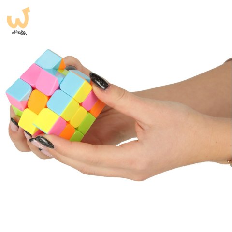 Gra logiczna Kostka łamigłówka 3x3x3 neon Gra logiczna Kostka łamigłówka 3x3x3 neon