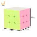 Gra logiczna Kostka łamigłówka 3x3x3 neon