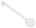 Zegar ścienny naklejany DIY regulowany duży 80-120cm czarny 4 cyfry