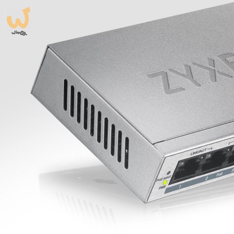 Switch Zyxel GS1005-HP 5p PoE (PoE+: 4) 60W Unmanaged Gigabit Switch Zyxel GS1005-HP 5p PoE (PoE+: 4) 60W Unmanaged Gigabit