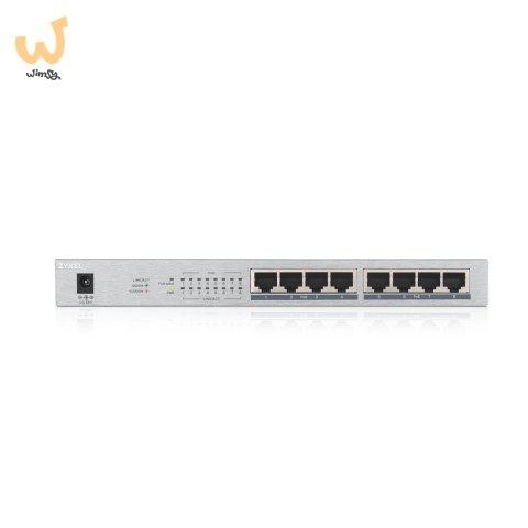 Switch Zyxel GS1008-HP 8p PoE (PoE+: 8) 60W Unmanaged Gigabit Switch Zyxel GS1008-HP 8p PoE (PoE+: 8) 60W Unmanaged Gigabit