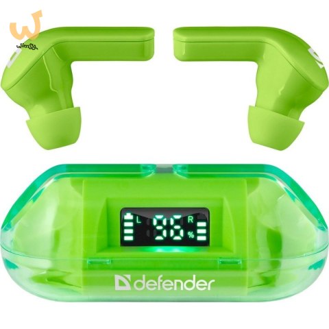 DEFENDER SŁUCHAWKI BLUETOOTH TWINS 916 ZIELONE DEFENDER SŁUCHAWKI BLUETOOTH TWINS 916 ZIELONE
