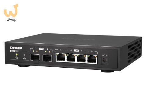 Qnap QSW-2104-2S, 4 x 2.5GbE, 2x 10GbE SFP+, unmanaged switch Qnap QSW-2104-2S, 4 x 2.5GbE, 2x 10GbE SFP+, unmanaged switch