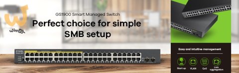 Switch Zyxel GS1900-48 50p Managed Gigabit Switch Zyxel GS1900-48 50p Managed Gigabit
