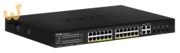 Switch Zyxel GS1920-24HP 28p PoE (PoE+: 24;) 375W Managed Gigabit