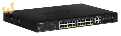 Switch Zyxel GS1920-24HP 28p PoE (PoE+: 24;) 375W Managed Gigabit