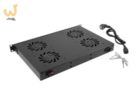 LANBERG PANEL WENTYLACYJNY 1U LCD 19" Z TERMOSTATEM 4 WENTYLATORY 230V AK-1503-B LANBERG PANEL WENTYLACYJNY 1U LCD 19" Z TERMOSTATEM 4 WENTYLATORY 230V AK-1503-B