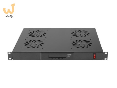 LANBERG PANEL WENTYLACYJNY 1U LCD 19" Z TERMOSTATEM 4 WENTYLATORY 230V AK-1503-B LANBERG PANEL WENTYLACYJNY 1U LCD 19" Z TERMOSTATEM 4 WENTYLATORY 230V AK-1503-B