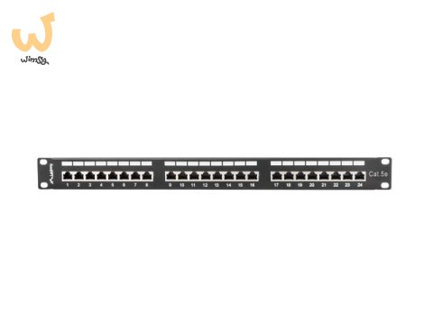 Patch panel Lanberg PPS5-1024-B (1U; kat. 5e; 24xRJ-45) Patch panel Lanberg PPS5-1024-B (1U; kat. 5e; 24xRJ-45)