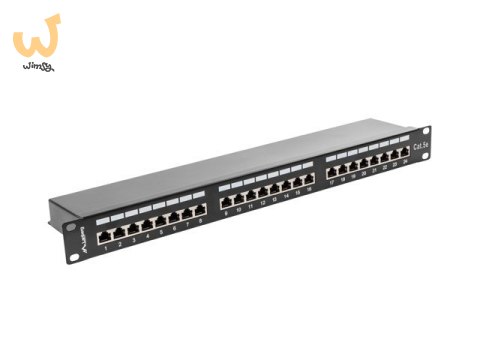 Patch panel Lanberg PPS5-1024-B (1U; kat. 5e; 24xRJ-45) Patch panel Lanberg PPS5-1024-B (1U; kat. 5e; 24xRJ-45)