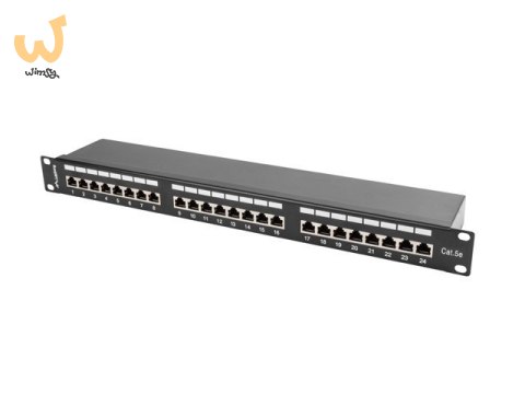Patch panel Lanberg PPS5-1024-B (1U; kat. 5e; 24xRJ-45) Patch panel Lanberg PPS5-1024-B (1U; kat. 5e; 24xRJ-45)