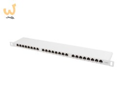 Patch panel Lanberg PPS6-0024-S (0.5U; kat. 6; 24xRJ-45)