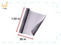 Folia rolka metalic szczotkowana grafit 1,52x30m