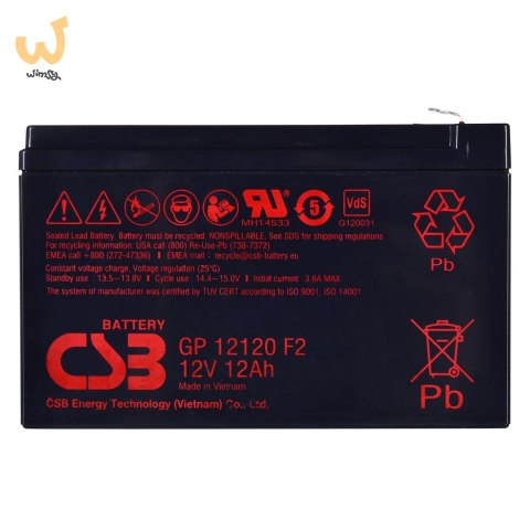 Akumulator CSB GP12120F2 12V 12Ah Akumulator CSB GP12120F2 12V 12Ah