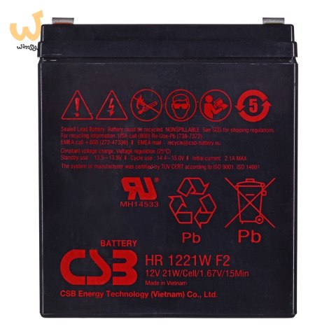Akumulator CSB HR1221WF2 12V 5,3Ah Akumulator CSB HR1221WF2 12V 5,3Ah