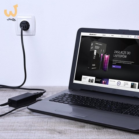 Zasilacz Qoltec 50090.90W do notebooka Toshiba (19 V; 4,74 A; 90W; 5.5 mm x 2.5 mm) Zasilacz Qoltec 50090.90W do notebooka Toshiba (19 V; 4,74 A; 90W; 5.5 mm x 2.5 mm)