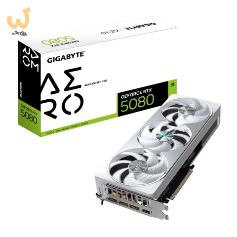 Karta graficzna Gigabyte GeForce RTX 5080 AERO OC 16GD SFF Karta graficzna Gigabyte GeForce RTX 5080 AERO OC 16GD SFF