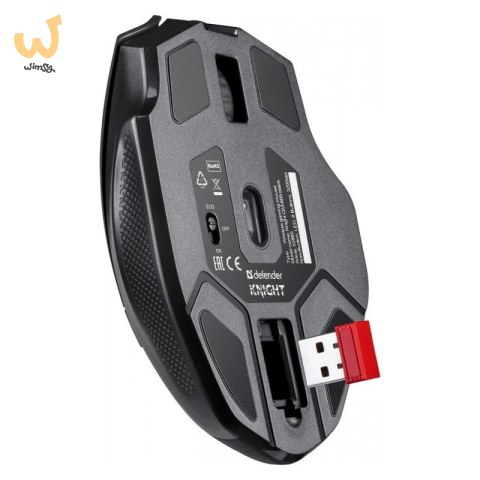 DEFENDER MYSZ GM-885 KNIGHT RF BEZPRZEWODOWA 3200dpi 8P CZARNA DEFENDER MYSZ GM-885 KNIGHT RF BEZPRZEWODOWA 3200dpi 8P CZARNA