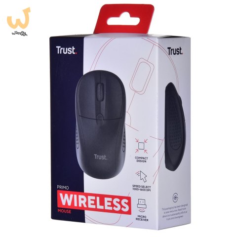 Mysz TRUST Primo Wireless Mouse matt black Mysz TRUST Primo Wireless Mouse matt black