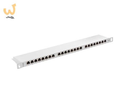 Patch panel Lanberg PPS6-0024-S (0.5U; kat. 6; 24xRJ-45) Patch panel Lanberg PPS6-0024-S (0.5U; kat. 6; 24xRJ-45)