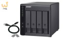 Qnap TR-004 Expansion unit ,Tower, 4x 3.5" SATA HDD, USB 3.0 type-C hardware RAID external enclosure (USB-C to USB-A cable inclu