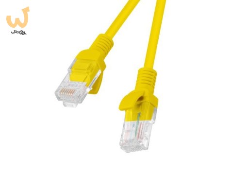 Kabel sieciowy Lanberg PCU5-10CC-0200-Y (RJ45 - RJ45 ; 2m; UTP; kolor żółty) Kabel sieciowy Lanberg PCU5-10CC-0200-Y (RJ45 - RJ45 ; 2m; UTP; kolor żółty)
