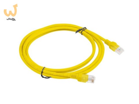 Kabel sieciowy Lanberg PCU5-10CC-0200-Y (RJ45 - RJ45 ; 2m; UTP; kolor żółty) Kabel sieciowy Lanberg PCU5-10CC-0200-Y (RJ45 - RJ45 ; 2m; UTP; kolor żółty)
