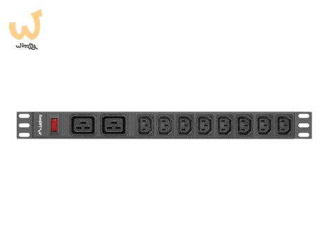 LANBERG LISTWA ZASILAJĄCA RACK 19" PDU PDU-02I1908I-0200-C20-BK (1U, 16A, 2X C19, 8X IEC C13, 2M, WTYK C20) LANBERG LISTWA ZASILAJĄCA RACK 19" PDU PDU-02I1908I-0200-C20-BK (1U, 16A, 2X C19, 8X IEC C13, 2M, WTYK C20)