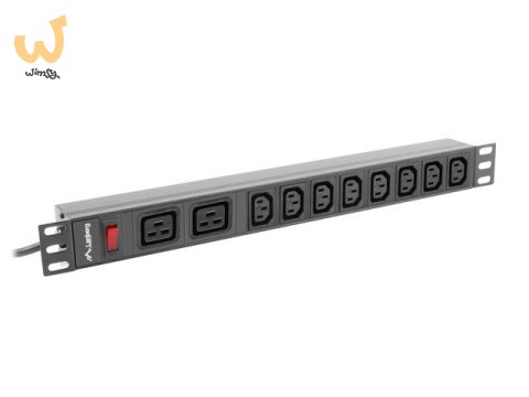 LANBERG LISTWA ZASILAJĄCA RACK 19" PDU PDU-02I1908I-0200-C20-BK (1U, 16A, 2X C19, 8X IEC C13, 2M, WTYK C20) LANBERG LISTWA ZASILAJĄCA RACK 19" PDU PDU-02I1908I-0200-C20-BK (1U, 16A, 2X C19, 8X IEC C13, 2M, WTYK C20)