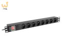 LANBERG LISTWA ZASILAJĄCA RACK PDU PRO 19" (1U, 16A, 7X SHUKO, 2M, CZARNA) PDU-PRO-07F-0200-BK