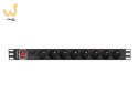 LANBERG LISTWA ZASILAJĄCA RACK PDU PRO 19" (1U, 16A, 7X SHUKO, 2M, CZARNA) PDU-PRO-07F-0200-BK
