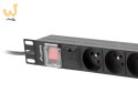 LANBERG LISTWA ZASILAJĄCA RACK PDU PRO 19" (1U, 16A, 7X SHUKO, 2M, CZARNA) PDU-PRO-07F-0200-BK