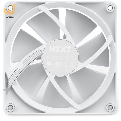 NZXT WENTYLATOR PC NZXT WENTYLATOR DO ZASILACZA/OBUDOWY F120 RGB PWM BIAŁY NZXT WENTYLATOR PC NZXT WENTYLATOR DO ZASILACZA/OBUDOWY F120 RGB PWM BIAŁY