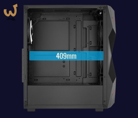 Obudowa AEROCOOL PGS VOLCAN-G-BK-v1 Obudowa AEROCOOL PGS VOLCAN-G-BK-v1
